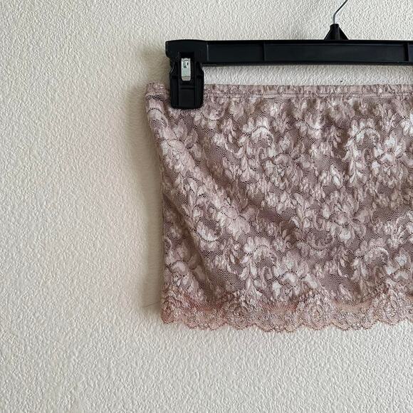 handmade neutral lace sheer tube top - Picture 9 of 10
